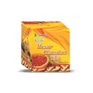 KASHI KESAR CHANDAN TIKA KUMKUM YELLOW 30GM GANDHI