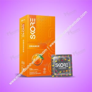 SKORE ORANGE CONDOM 10 Pieces