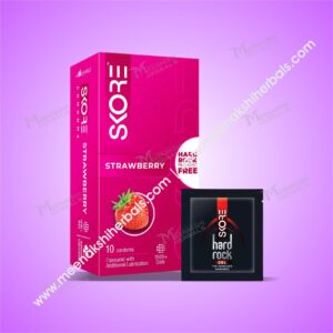 SKORE STRAWBERRY CONDOM 10 Pieces