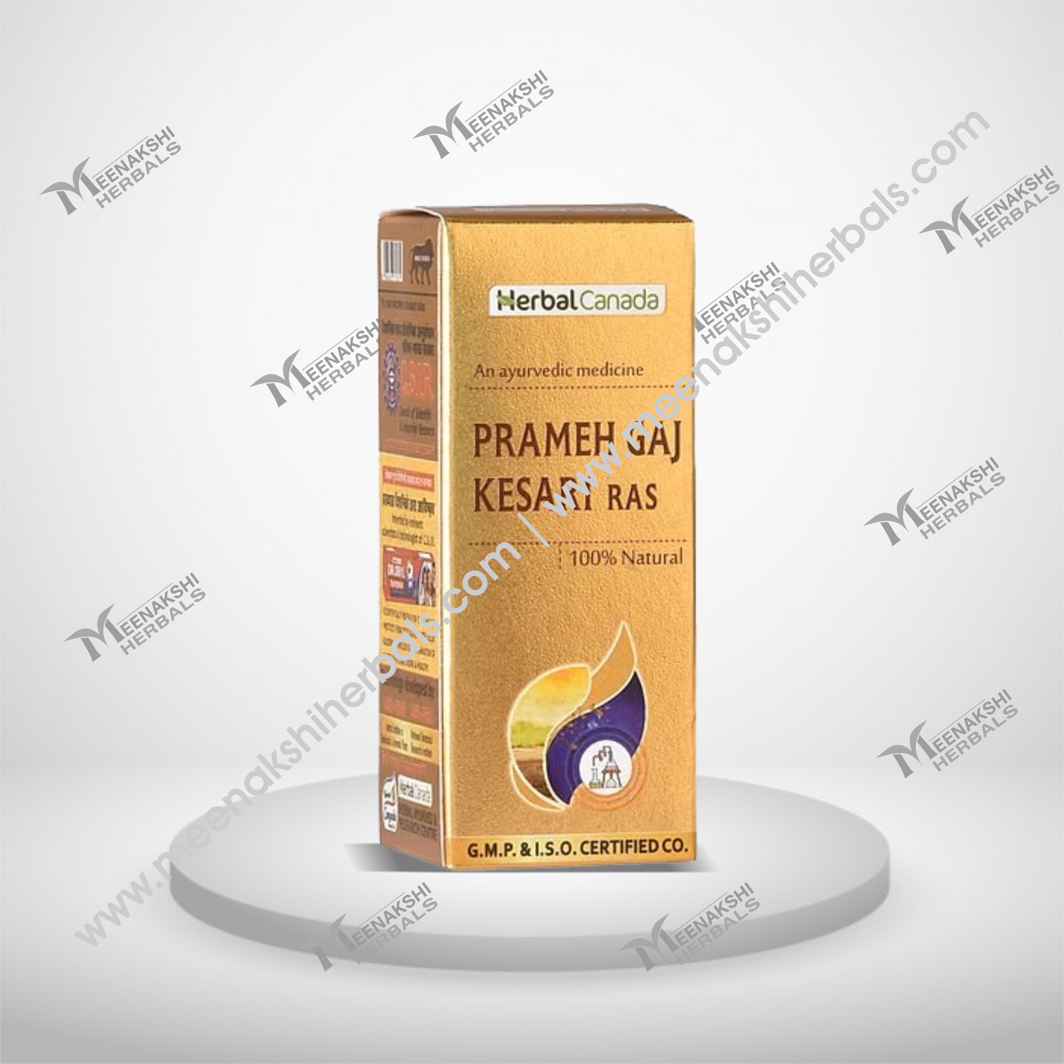 PRAMEH GAJ KESARI RAS 50TABLETS HERBAL CANADA