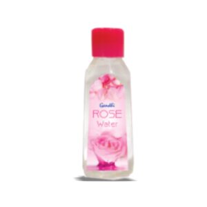 ROSE WATER (Transparent Bottle) 40ML GANDHI