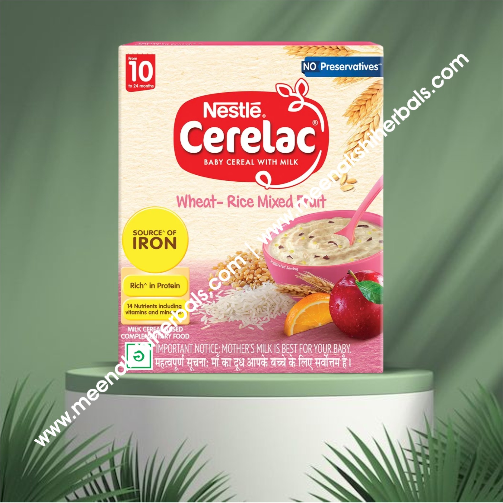 CERELAC BABY CEREAL WITH MILK  Stage-3 (10-24 Months) WHEAT-RICE MIXED FRUIT 300GM