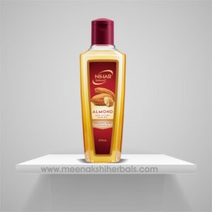 NIHAR ALMOND NON-STICKY HAIR OIL 375ML