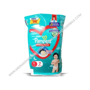 PAMPERS DIAPERS LARGE SIZE 7 Pieces
