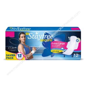 STAYFREE SECURE XL SANITARY PADS 12 Pieces