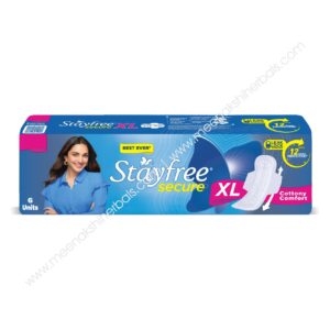 STAYFREE SECURE XL SANITARY PADS 6 Pieces