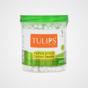 TULIPS PAPER STICK COTTON SWABS 100 STEMS
