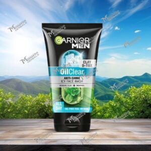 GARNIER MEN OIL CLEAR ANTI-SHINE ICY FACE WASH 50GM