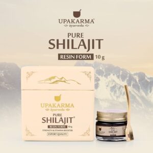 PURE SHILAJIT RESIN FORM 10GM UPAKARMA AYURVEDA