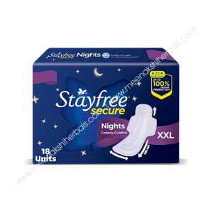 STAYFREE SECURE NIGHTS XXL SANITARY PADS 18 Pieces