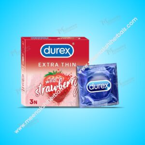 DUREX STRAWBERRY FLAVOURED CONDOM 3 Pieces