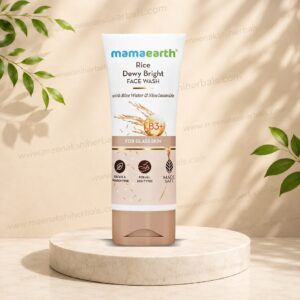 RICE DEWY BRIGHT FACE WASH 100ML MAMAEARTH